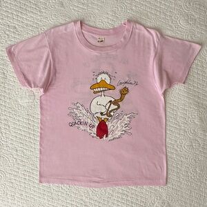 Vintage 80s Screen Stars Single Stitch Pink Laughlin Nevada T-Shirt Women’s M